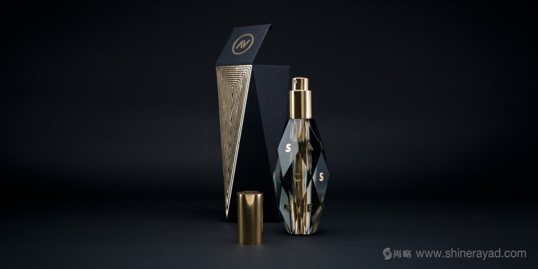 FRAGRANCE FACES 香水包装设计香水瓶切面造型设计-上海包装设计公司1