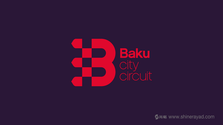 baku 城市赛车比赛活动b字母logo设计-上海logo设计-上海品牌设计公司