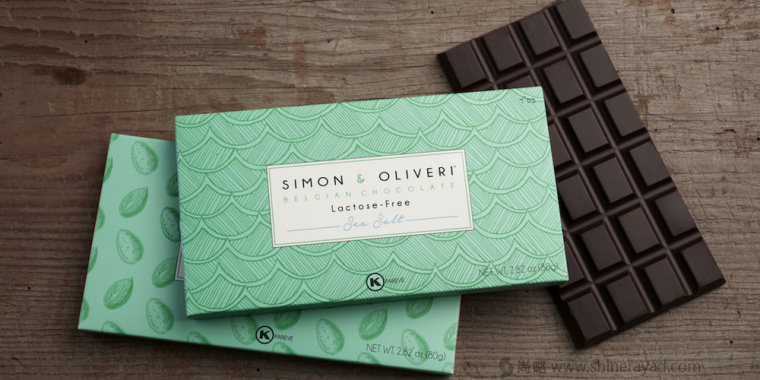 Simon 手工巧克力礼盒包装设计插画设计-上海食品包装设计公司设计欣赏1