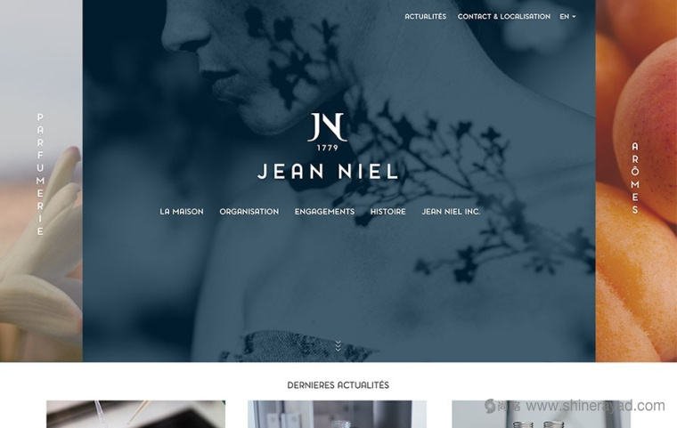 Jean Niel 香精香料公司纯字母logo设计-上海logo设计公司1