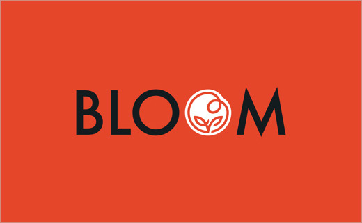 BLOOM品牌设计机构圆形花朵标志设计