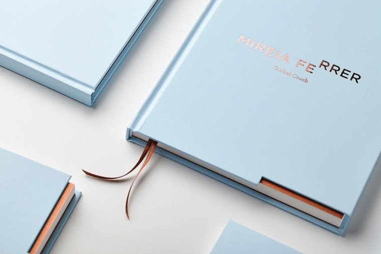 尊贵而优雅的生活教练Mireia Ferrer品牌VI形象设计