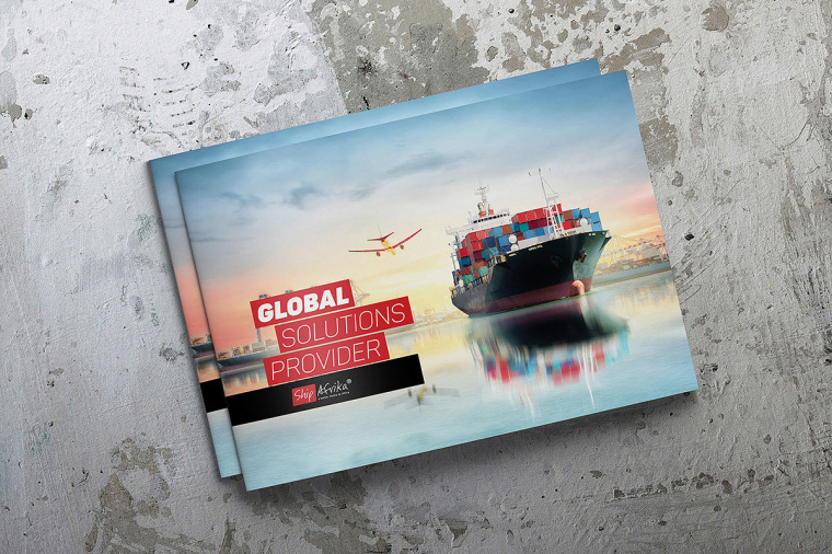 Ship Afrik 全球海运航运物流公司宣传画册设计