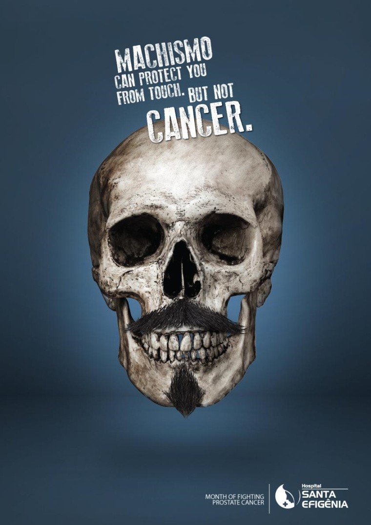 SantaEfigênia医院前列腺癌癌症筛查体检平面创意广告