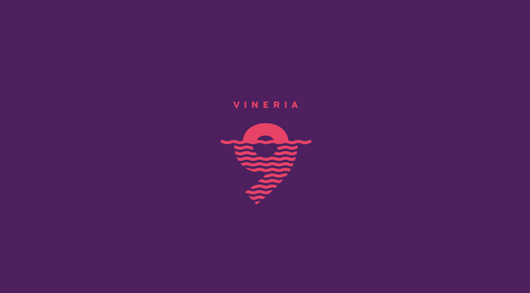 Vinery 9 葡萄园红酒电商网站数字9logo设计