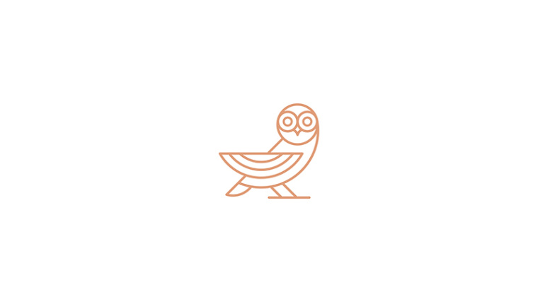 Rambling缪斯餐饮品牌鸟类标志设计