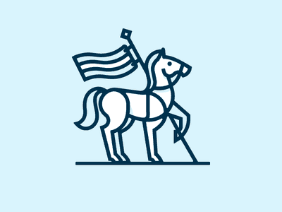 马加旗子logo设计