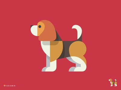 小猎犬logo设计