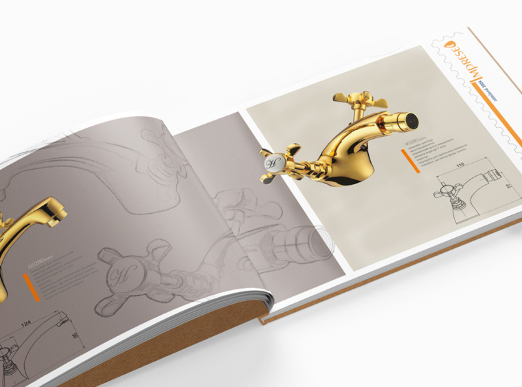 Imprese 五金水龙头卫浴宣传画册设计－上海画册设计公司