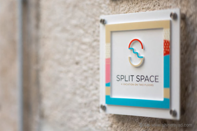 Split Space 旅游度假公寓酒店logo设计与品牌视觉形象VI设计