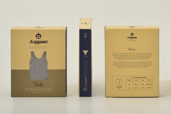 Scappino 男士内衣包装设计”开窗版“-上海包装设计公司包装欣赏