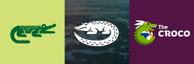 鳄鱼标志设计-上海标志设计公司