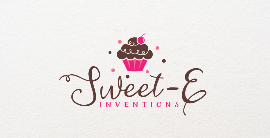粉红色的甜蜜糖果、食品或餐饮小吃logo设计-上海品牌logo设计公司