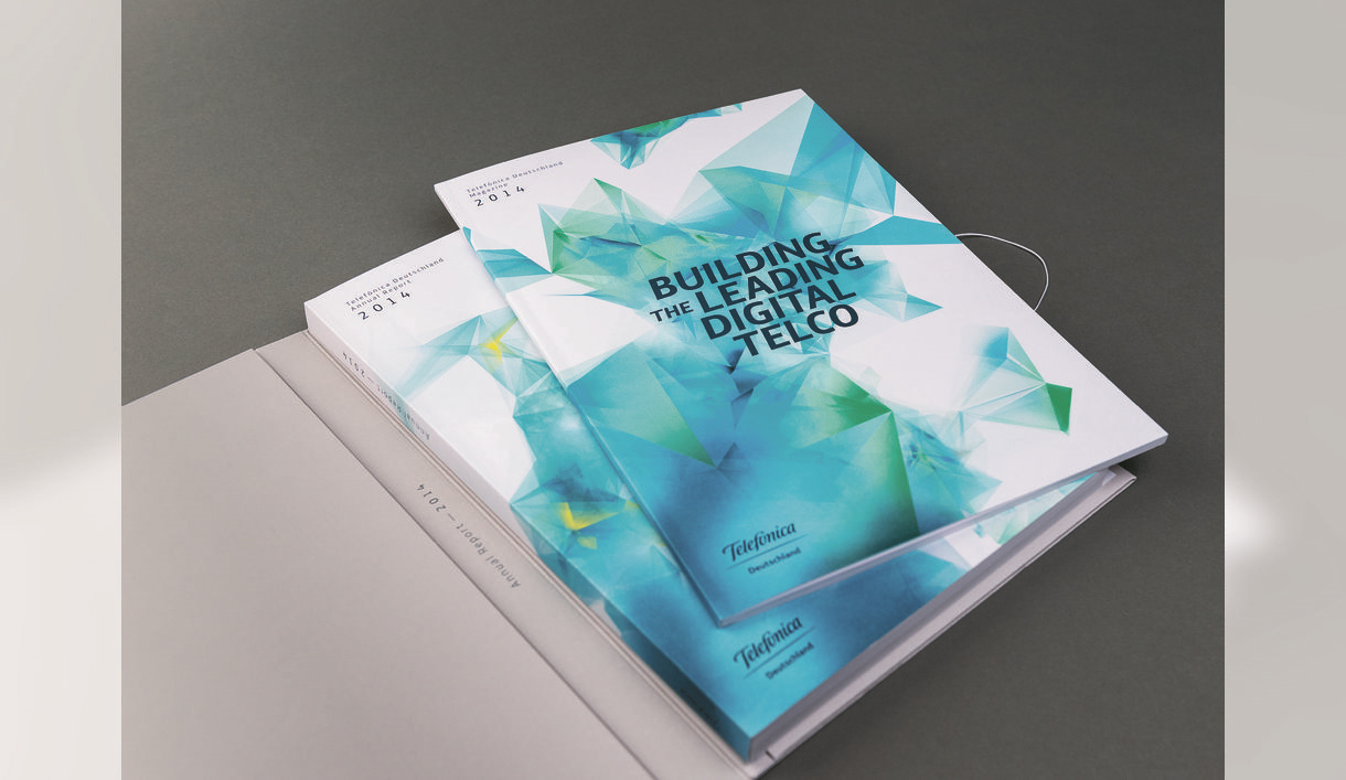 建设数字电信领先企业Telefonica德国2014年度报告宣传画册设计-上海画册设计公司分享