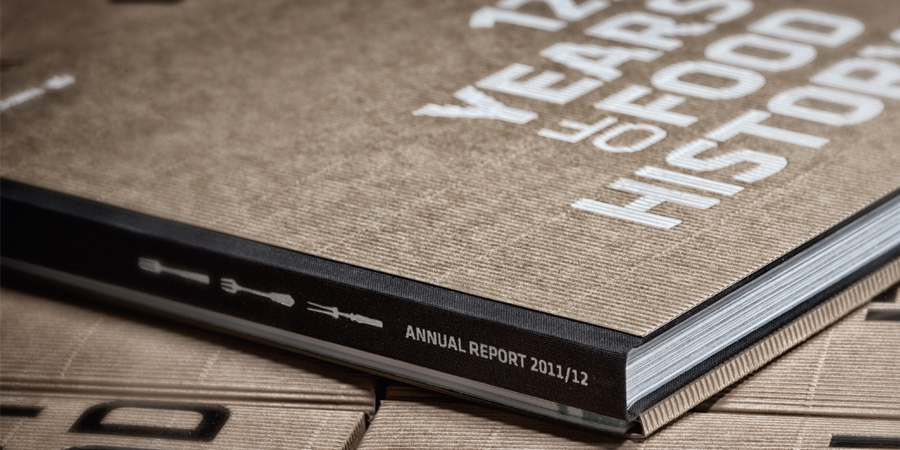 “125年食品史”丹麦皇室2011/12年年度报告画册设计-上海画册设计公司分享
