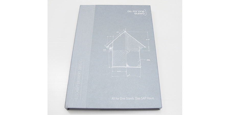 All for One Steeb年度报告画册设计-上海画册设计公司分享