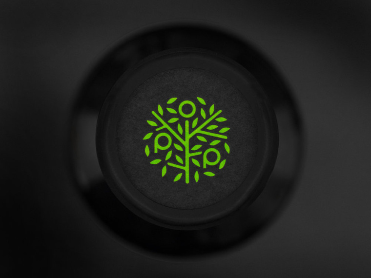 植物的力量品牌麻油食用油logo设计-上海品牌设计公司