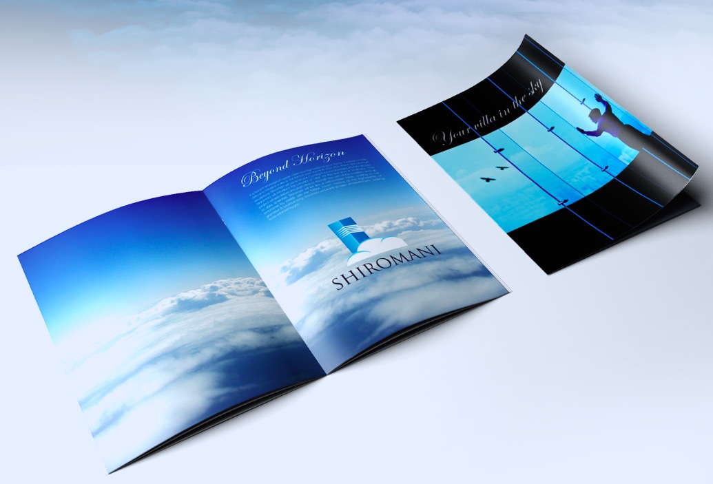 美国时容曼尼大厦空中楼阁主题楼盘地产宣传画册设计logo设计-上海画册设计公司