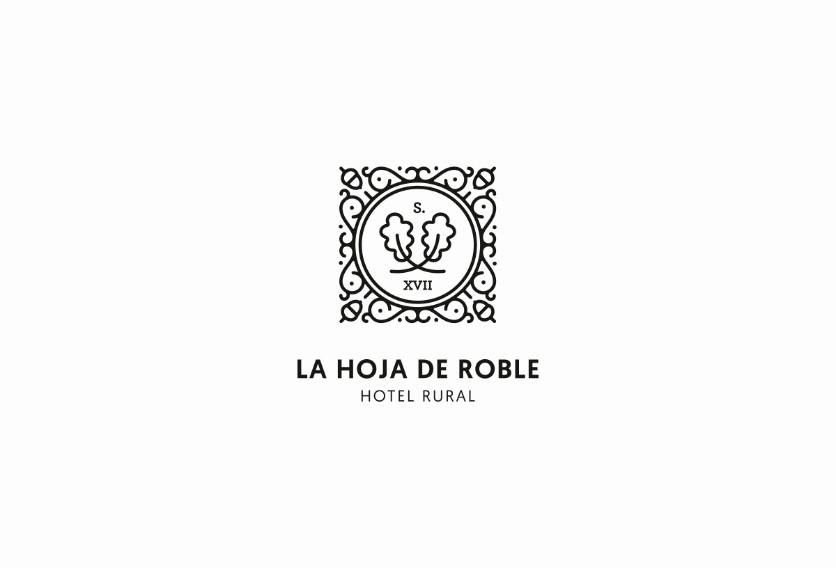 上海品牌VI设计公司分享一个简约朴素风格像树叶乡村酒店VI设计logo设计