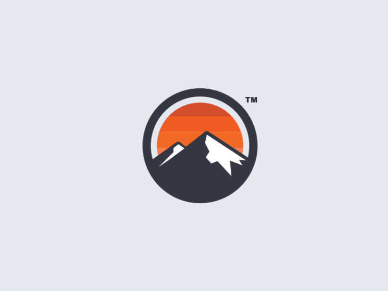 35个创意大山logo设计灵感的集合-上海尚略logo设计
