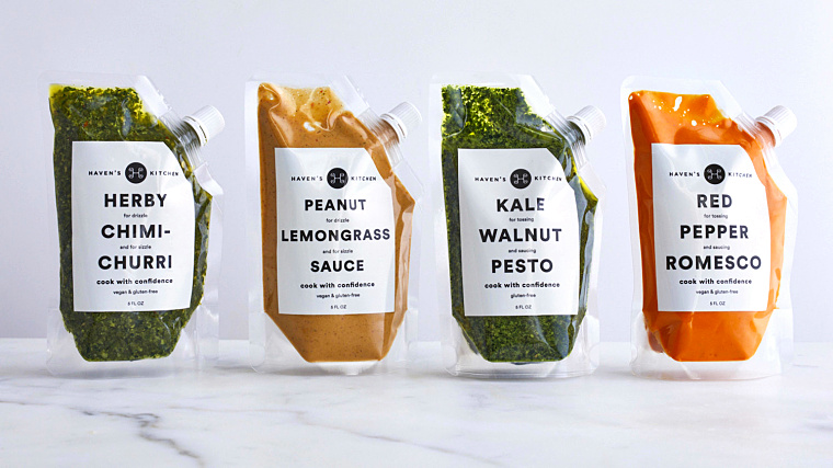 尚略包装设计公司分享功能性的未来派简约酱汁调味品包装设计案例