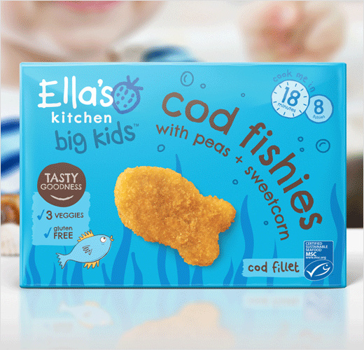 Ella''''s Kitchen儿童冷冻食品系列新品logo设计包装设计