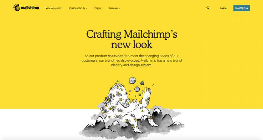 Mailchimp网页设计