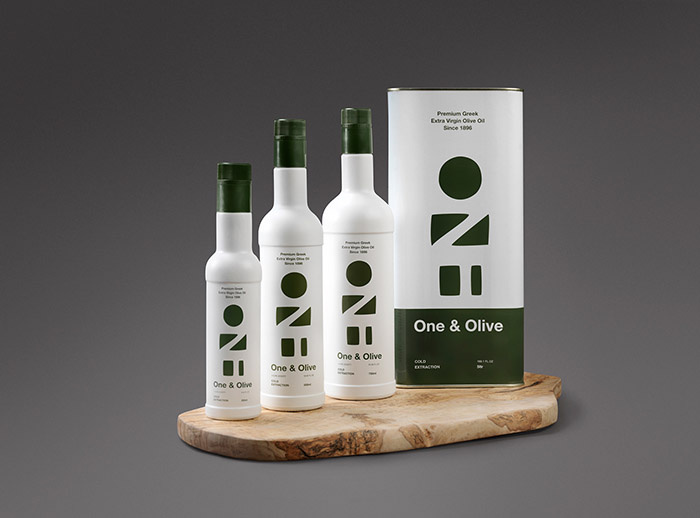 One & Olive 希腊特级初榨橄榄油品牌设计包装设计-上海包装设计公司