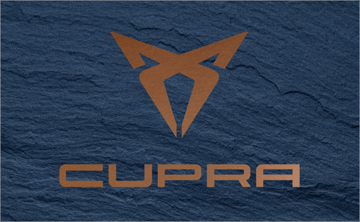 上海logo设计欣赏：CUPRA汽车品牌新logo设计，展现力量与运动