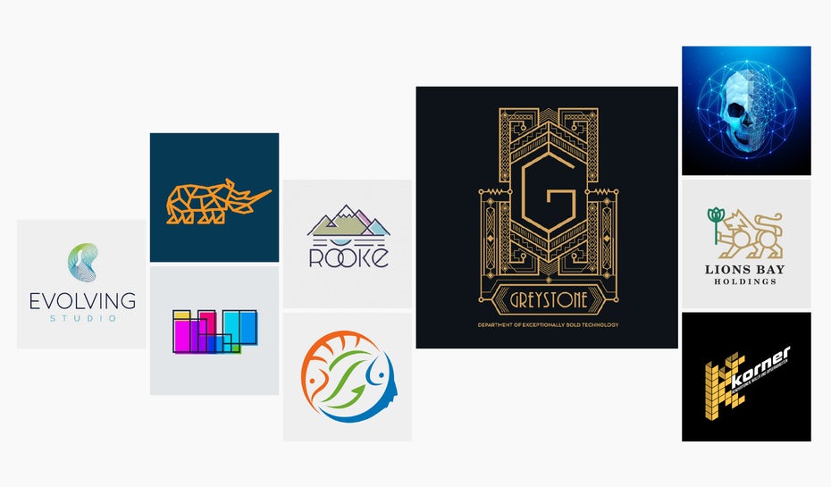 上海logo设计公司欣赏：30个最具代表性的几何徽标logo设计