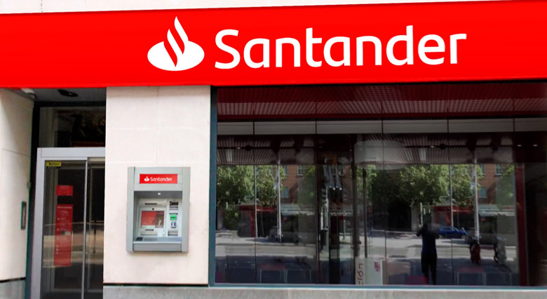 煽动火焰，Santande桑坦德银行新logo设计品牌形象vi设计