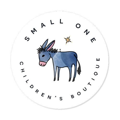 Small one 儿童商品店小毛驴手绘logo设计-上海设计公司欣赏