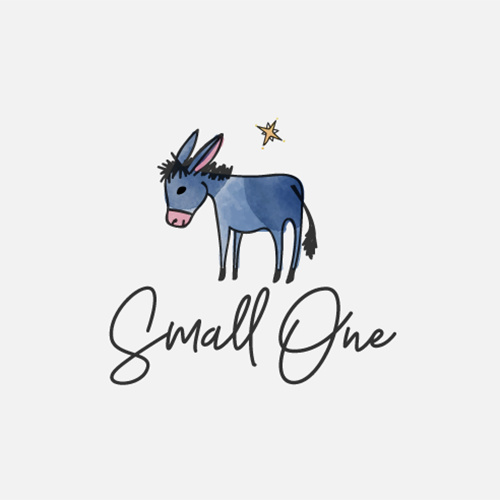 Small one 儿童商品店小毛驴手绘logo设计-上海设计公司欣赏