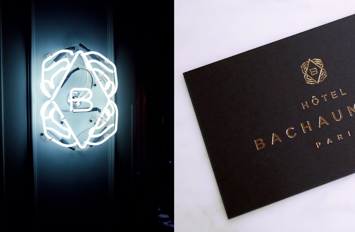 BACHAUMONT巴黎酒店品牌VI视觉形象识别设计与logo设计