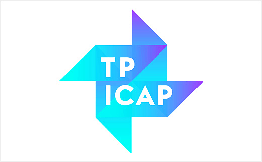 互联网股票经纪金融公司TP ICAP新螺旋桨logo设计
