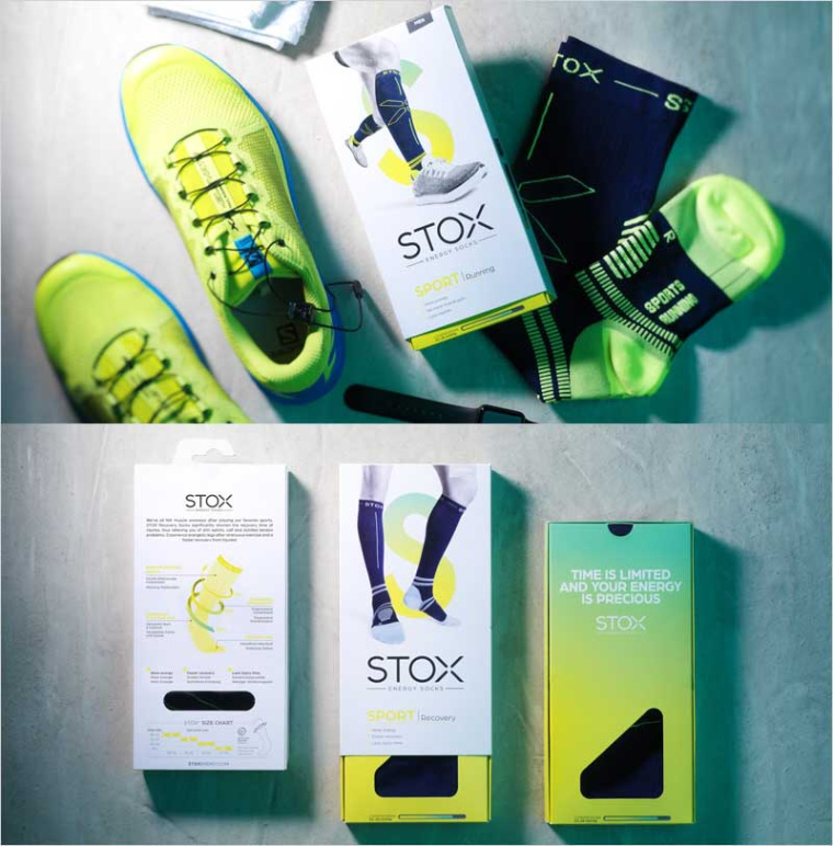 Stox运动鞋包装设计