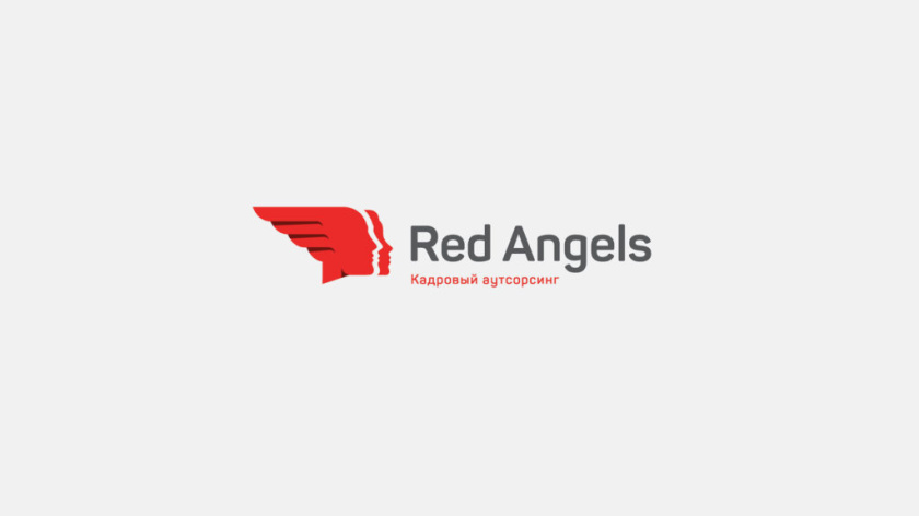 Red Angels 红色天使农业公司logo设计-人脸logo