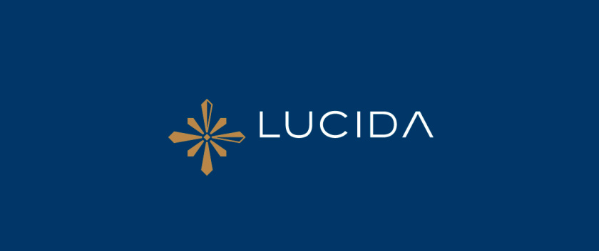 露西达Lucida医疗康复中心品牌logo设计，“火花/星星”概念
