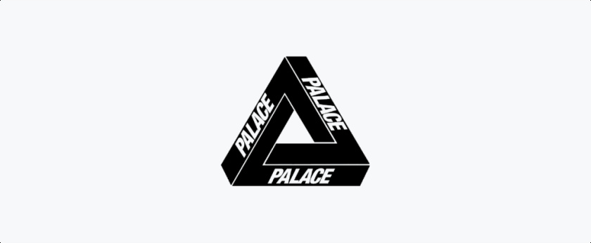 前卫三角形logo设计-palace skateboard 宫殿滑板