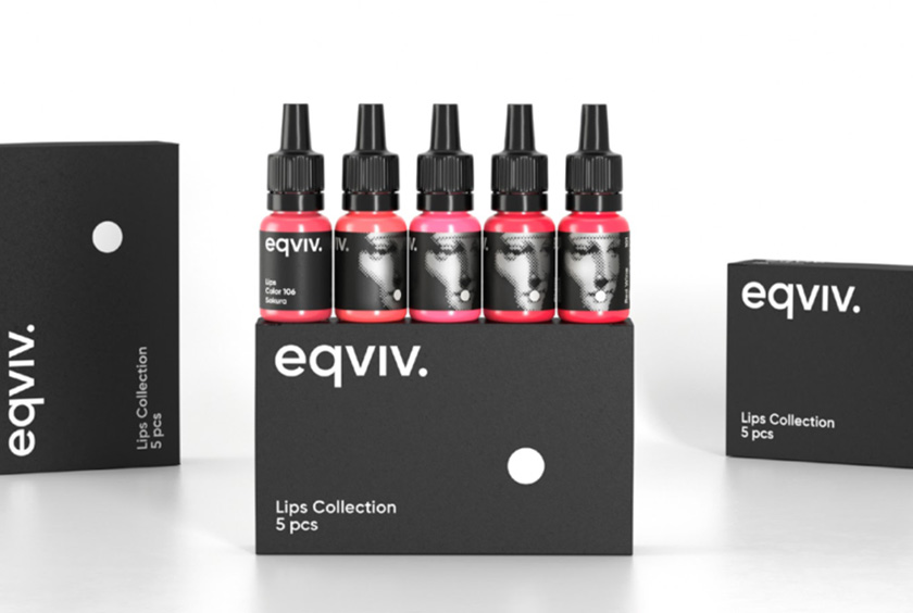 Eqviv 永久性化妆用颜料化妆品品牌命名logo设计包装设计“历史美女艺术照片”篇