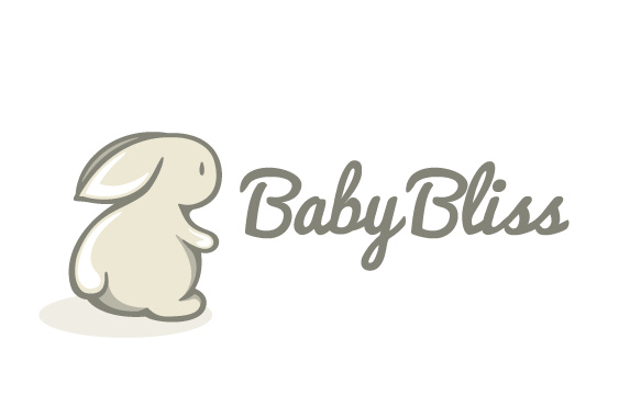 babybliss兔子徽标标志设计