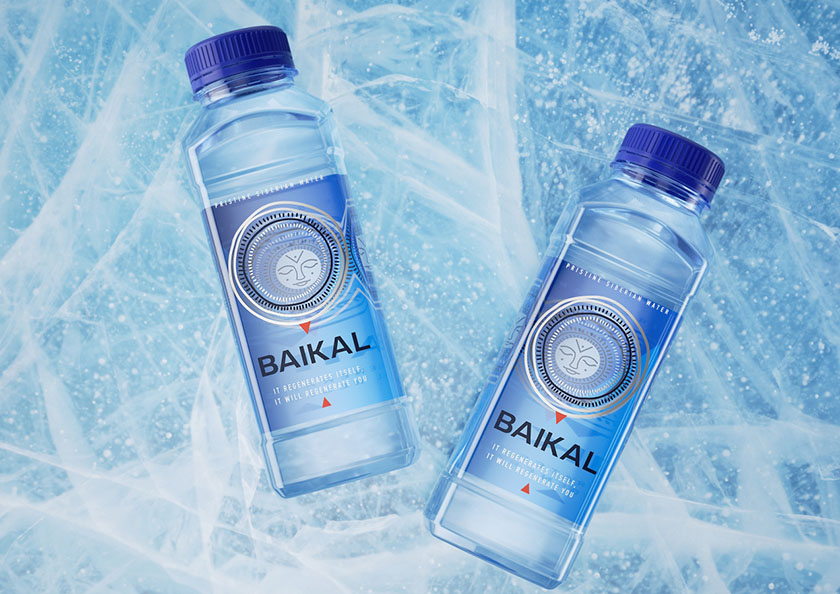 Baikal 饮用水包装设计案例，赐予产品神圣再生力