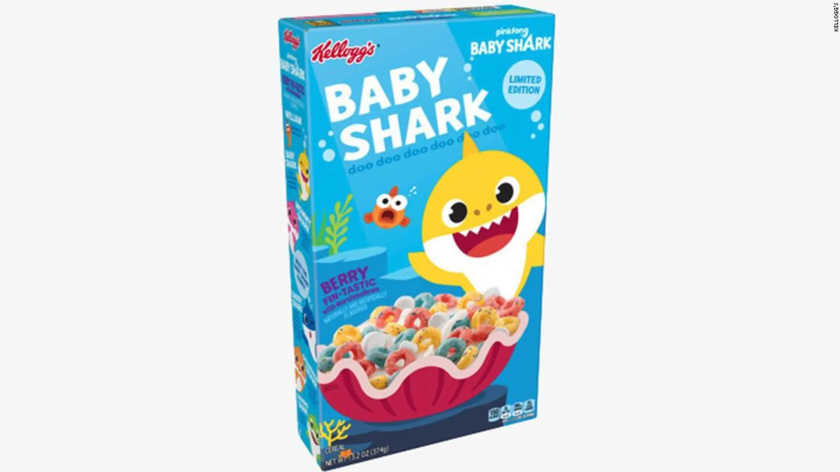 Kellogg''s 婴儿麦片食品包装设计“鲨鱼宝贝”篇