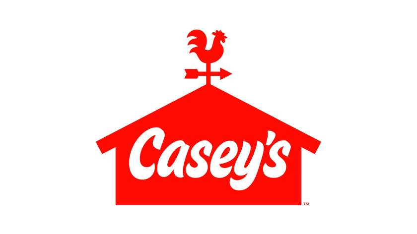Casey便利店与比萨连锁店logo设计品牌形象vi设计，公鸡风标+房屋谷仓造型