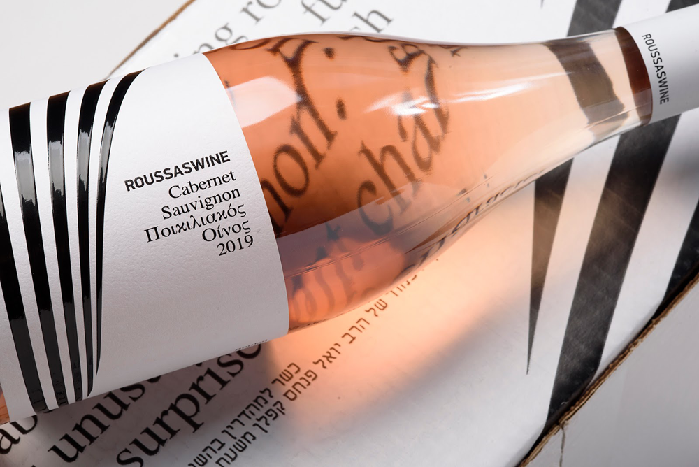 鲁萨斯葡萄酒酒标包装设计“延伸的艺术线条”