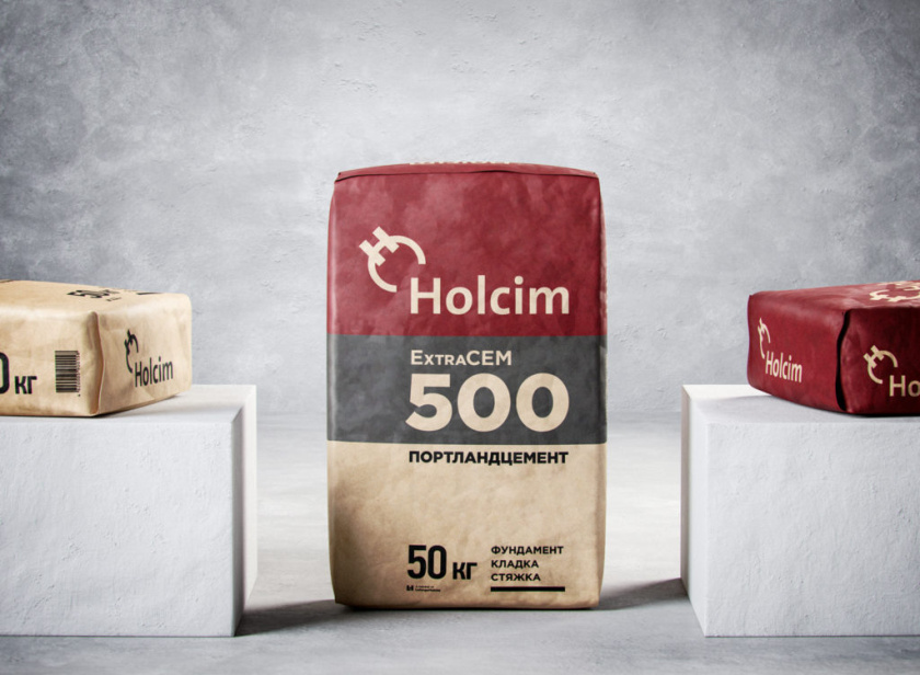 Holcim建筑混合水泥材料包装设计