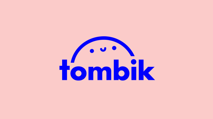 Tombik Studio创意工作室/自我品牌形象设计logo设计，卡通人偶面部形象