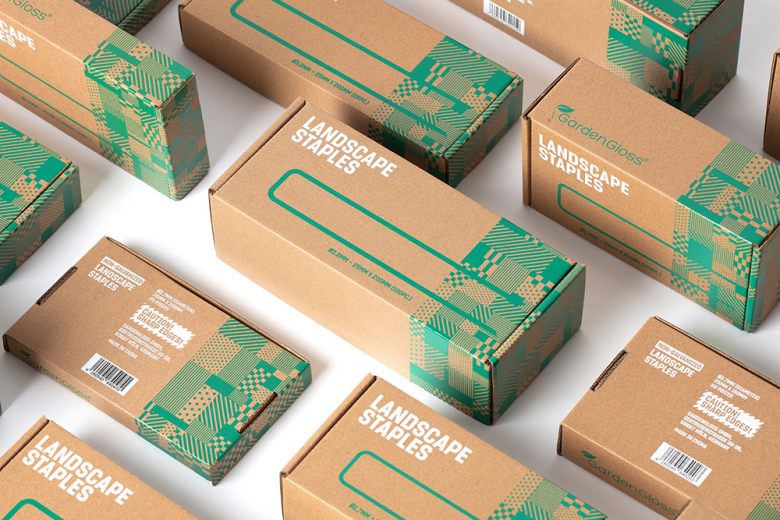 GardenGloss绿化园艺工具瓦能纸箱包装设计