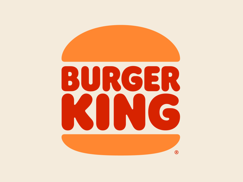 汉堡王快餐品牌形象更新设计，更像汉堡的复古logo设计