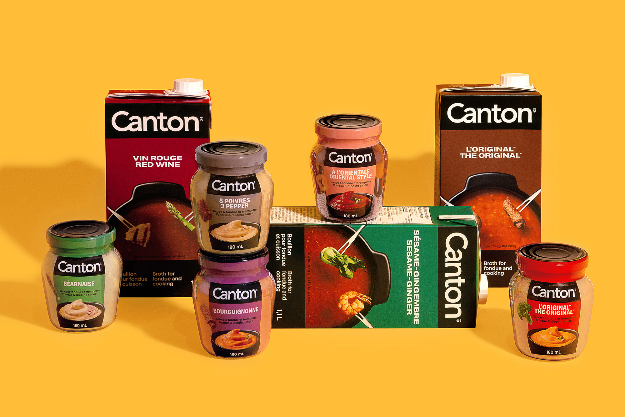 Canton 火锅食材与汤料酱汁品牌更新重塑与包装设计